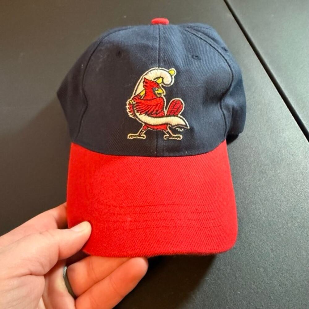 Navy Red Cardinals C Baseball Hat Adjustable DIS Sports Acrylic Embroidered - Picture 5 of 5